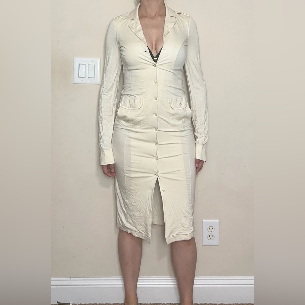 Wolford Cream Long Sleeve Dress